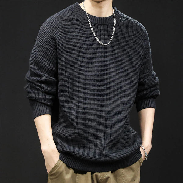 Men’s knitted winter sweater casual – men