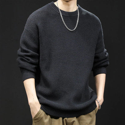 Men’s knitted winter sweater casual – men