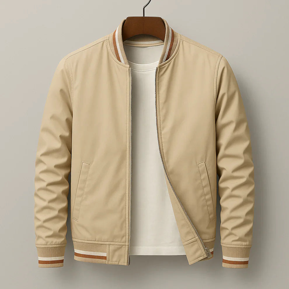 Men’s lightweight bomber jacket cotton blend – men