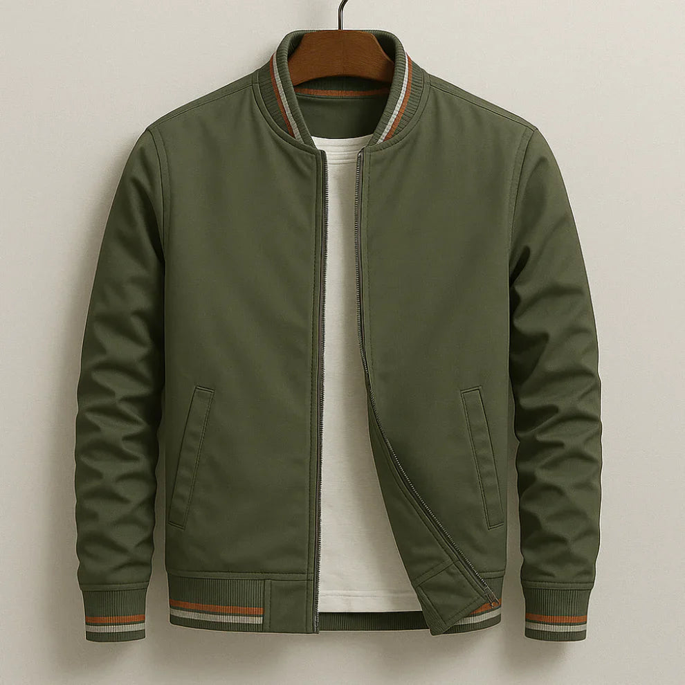 Men’s lightweight bomber jacket cotton blend – men