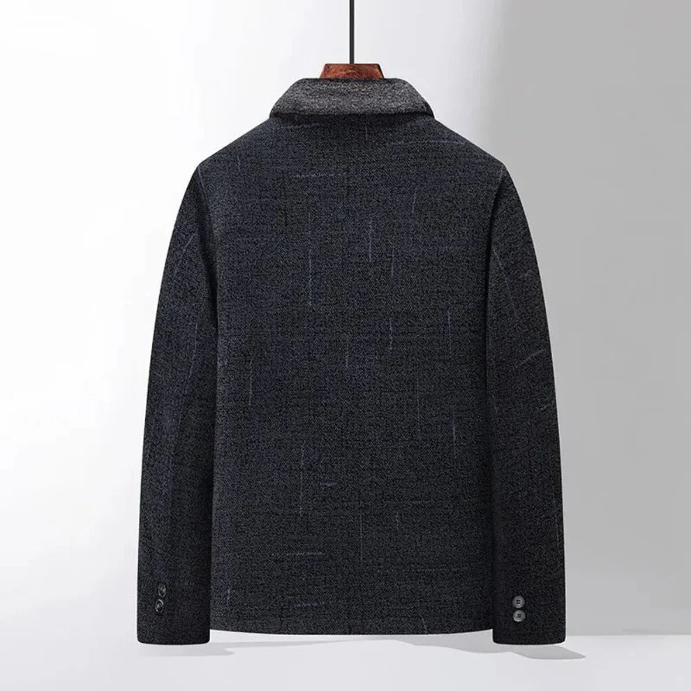 Men’s lightweight sherpa jacket with wool lining – men
