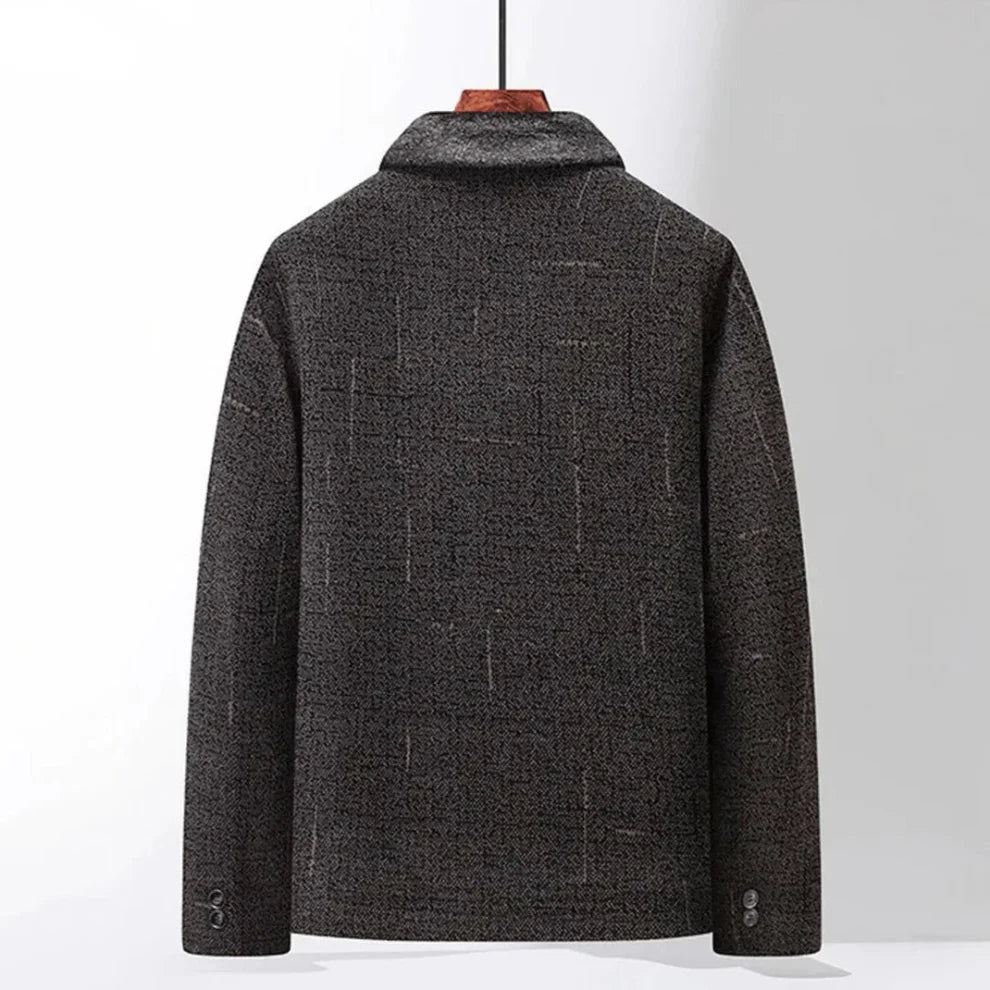 Men’s lightweight sherpa jacket with wool lining – men