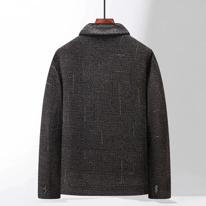 Men’s lightweight sherpa jacket with wool lining – men