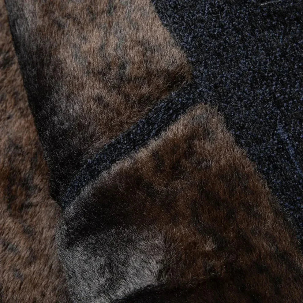 Men’s lightweight sherpa jacket with wool lining – men