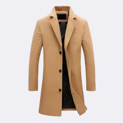 Men’s long winter overcoat stylish – men