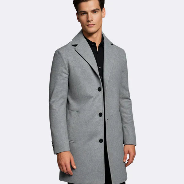 Men’s long winter overcoat stylish – men