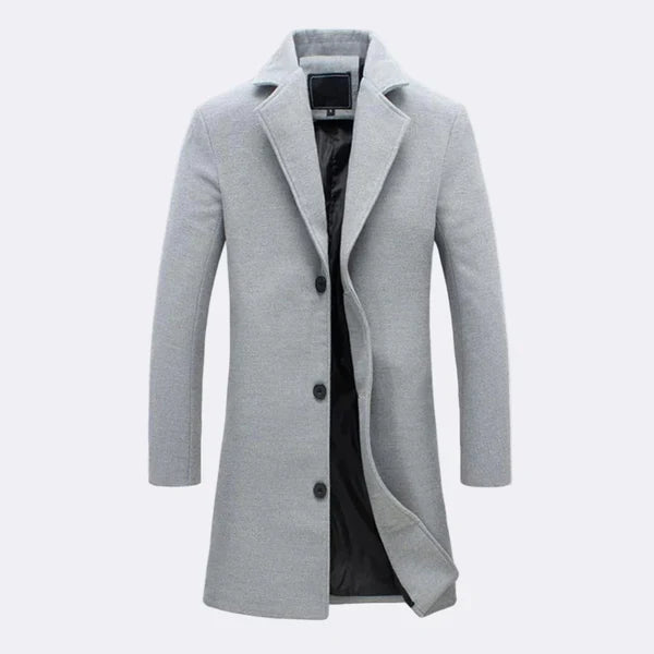 Men’s long winter overcoat stylish – men