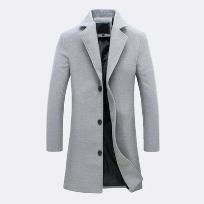 Men’s long winter overcoat stylish – men