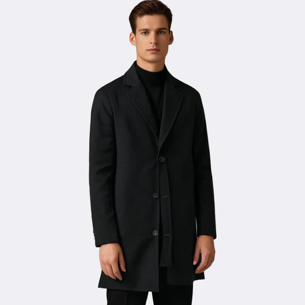 Men’s long winter overcoat stylish – men
