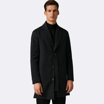 Men’s long winter overcoat stylish – men