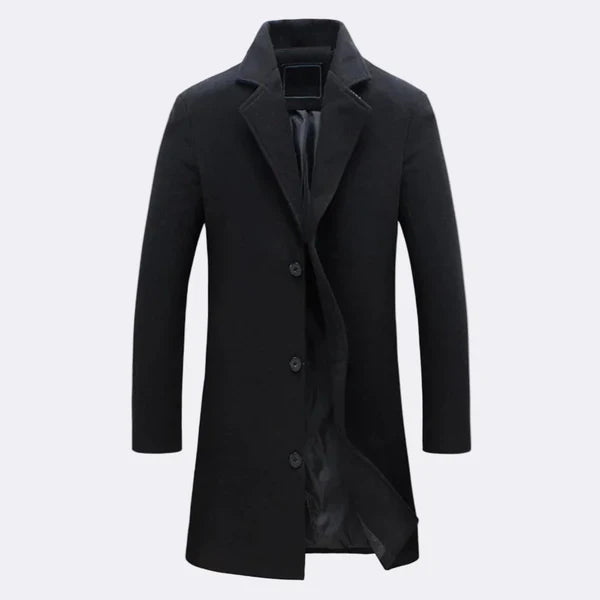 Men’s long winter overcoat stylish – men
