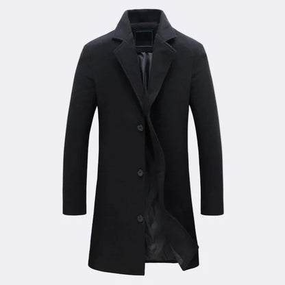 Men’s long winter overcoat stylish – men