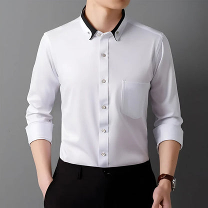 Men’s elegant stretch fabric shirt – men