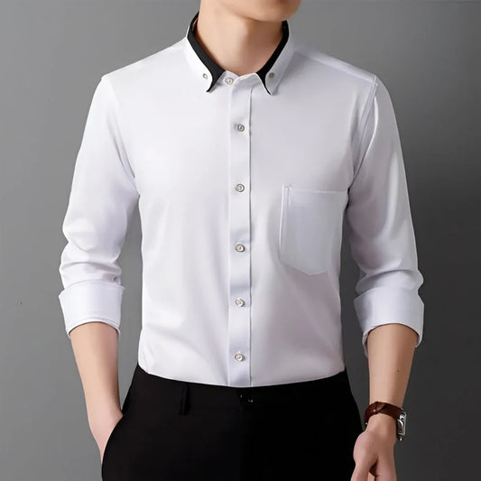 Men’s elegant stretch fabric shirt – men