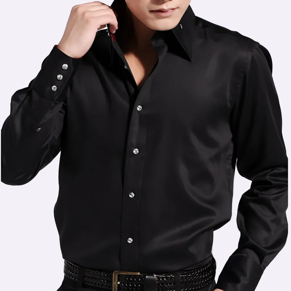 Men’s elegant stretch fabric shirt – men