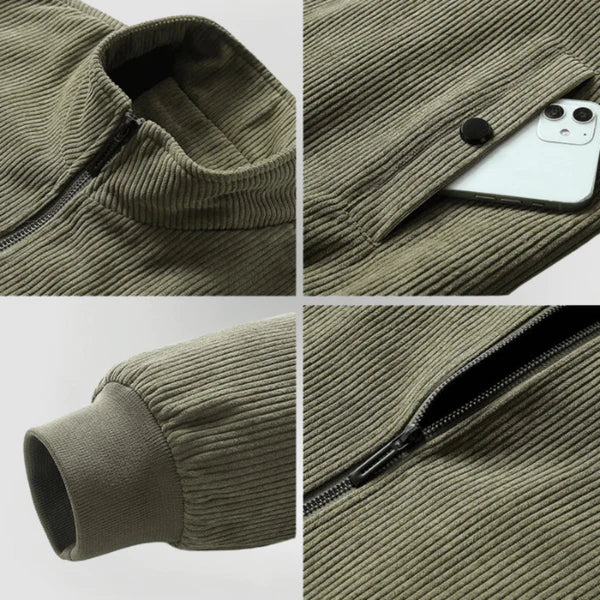 Men’s stylish winter bomber jacket hooded – men