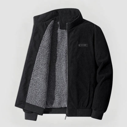 Men’s stylish winter bomber jacket hooded – men