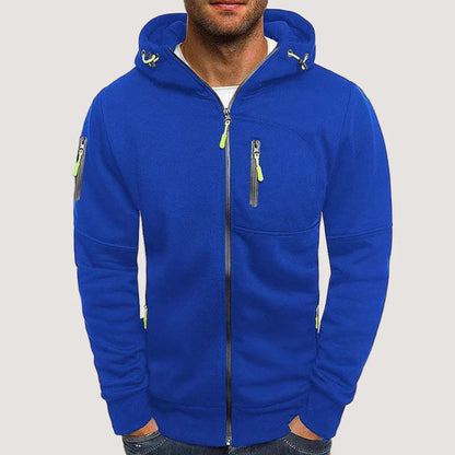 Men’s stylish winter hooded sweatshirt jacket – men