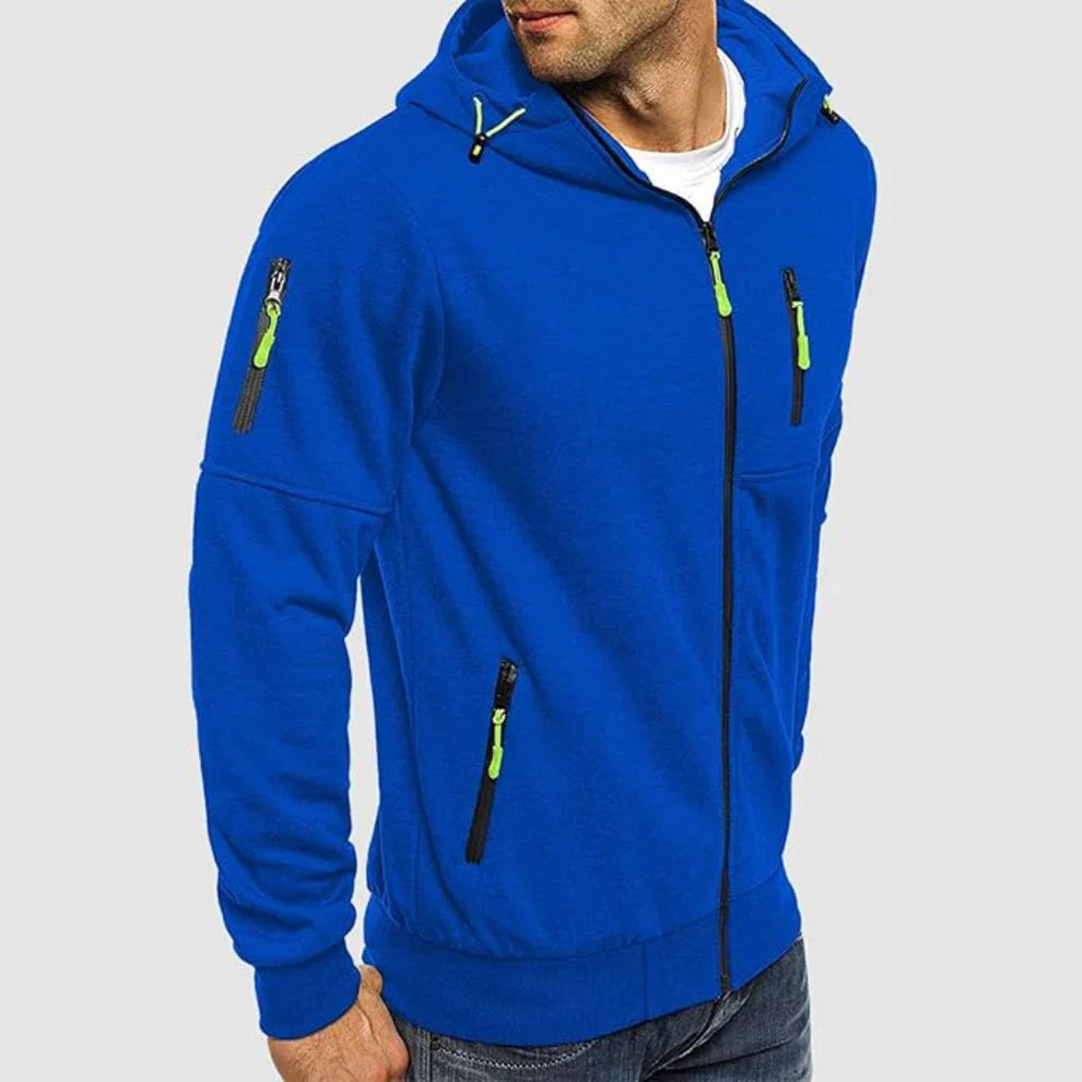 Men’s stylish winter hooded sweatshirt jacket – men