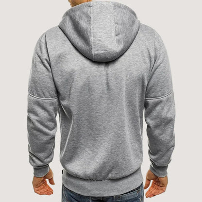 Men’s stylish winter hooded sweatshirt jacket – men