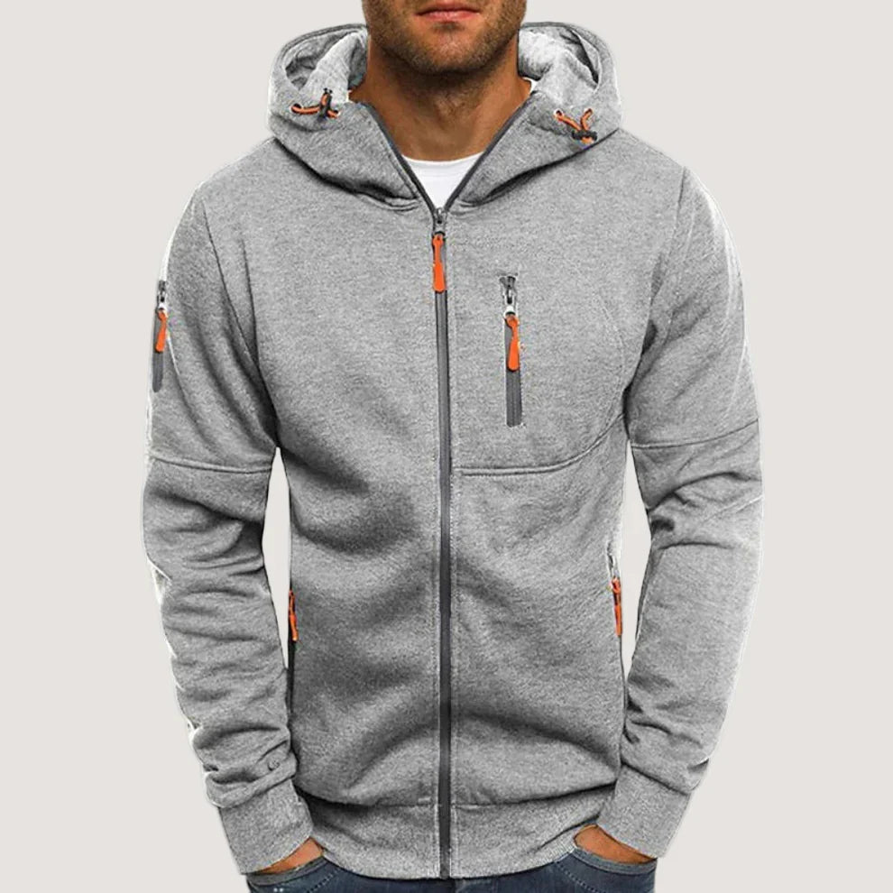 Men’s stylish winter hooded sweatshirt jacket – men