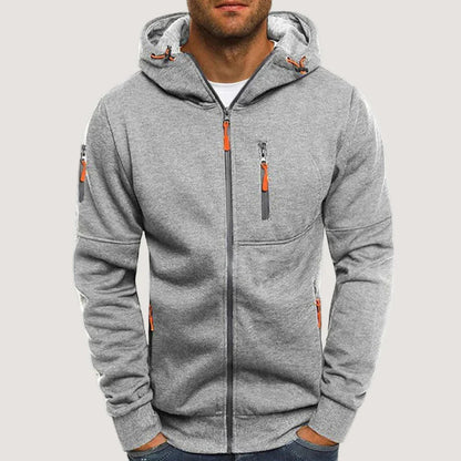 Men’s stylish winter hooded sweatshirt jacket – men
