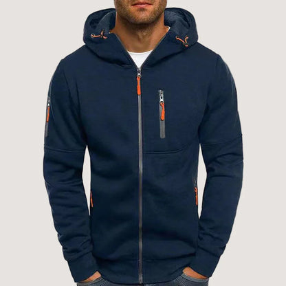 Men’s stylish winter hooded sweatshirt jacket – men