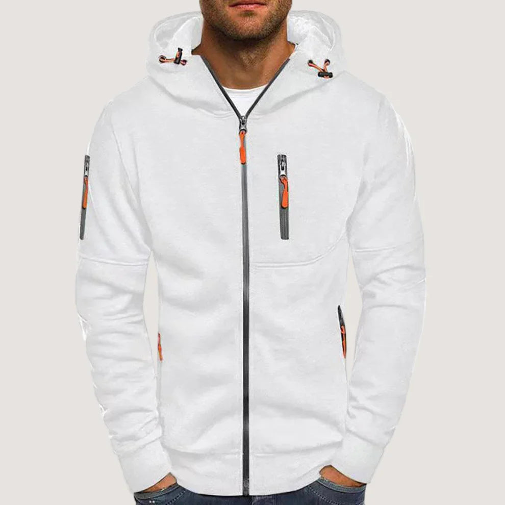 Men’s stylish winter hooded sweatshirt jacket – men