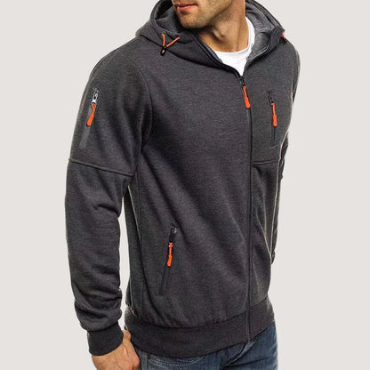 Men’s stylish winter hooded sweatshirt jacket – men
