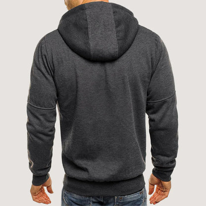 Men’s stylish winter hooded sweatshirt jacket – men