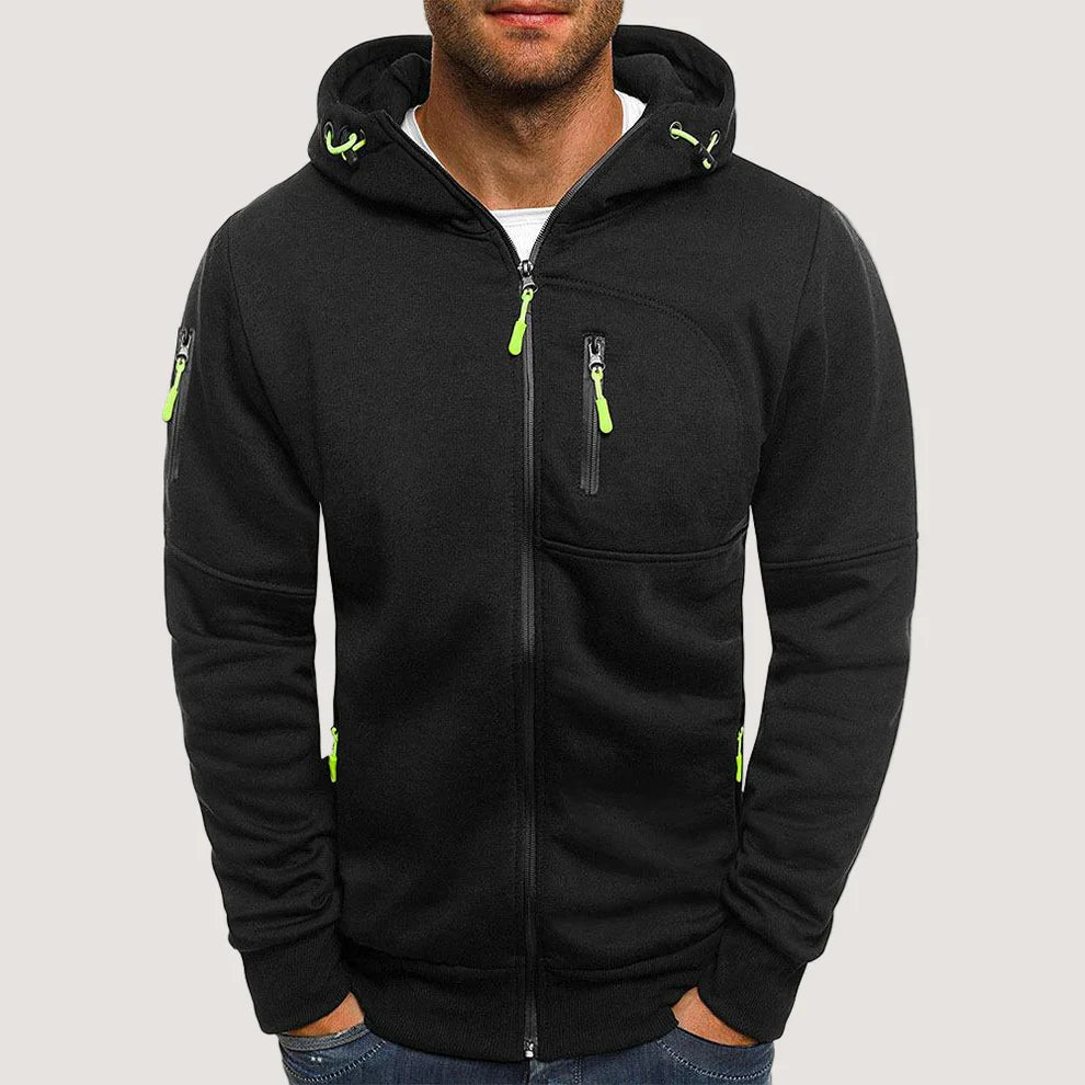 Men’s stylish winter hooded sweatshirt jacket – men
