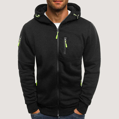 Men’s stylish winter hooded sweatshirt jacket – men