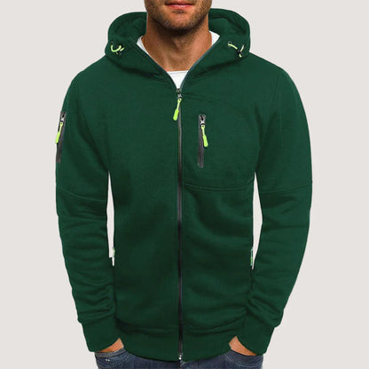 Men’s stylish winter hooded sweatshirt jacket – men
