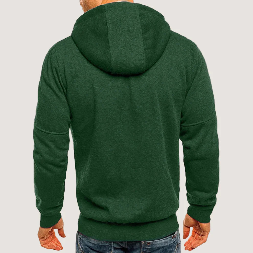 Men’s stylish winter hooded sweatshirt jacket – men