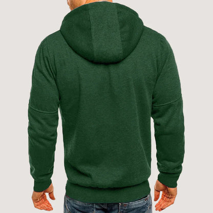 Men’s stylish winter hooded sweatshirt jacket – men