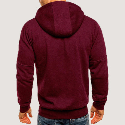 Men’s stylish winter hooded sweatshirt jacket – men