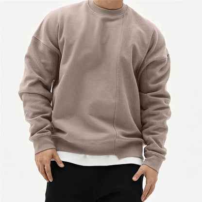Men's water-repellent cotton crewneck sweater