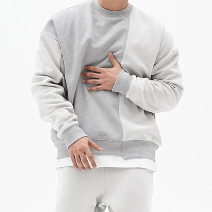 Men's water-repellent cotton crewneck sweater