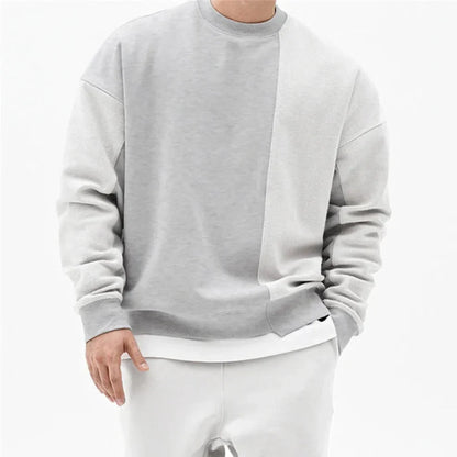 Men's water-repellent cotton crewneck sweater