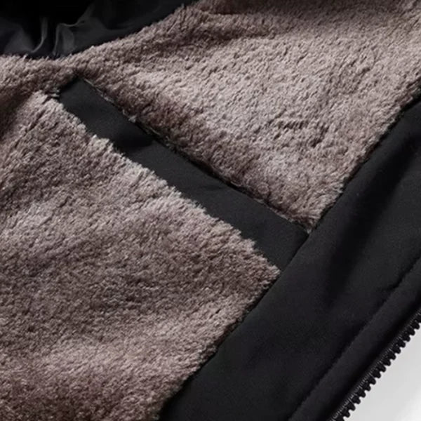 Men’s ultra-thick fleece-lined winter jacket – men