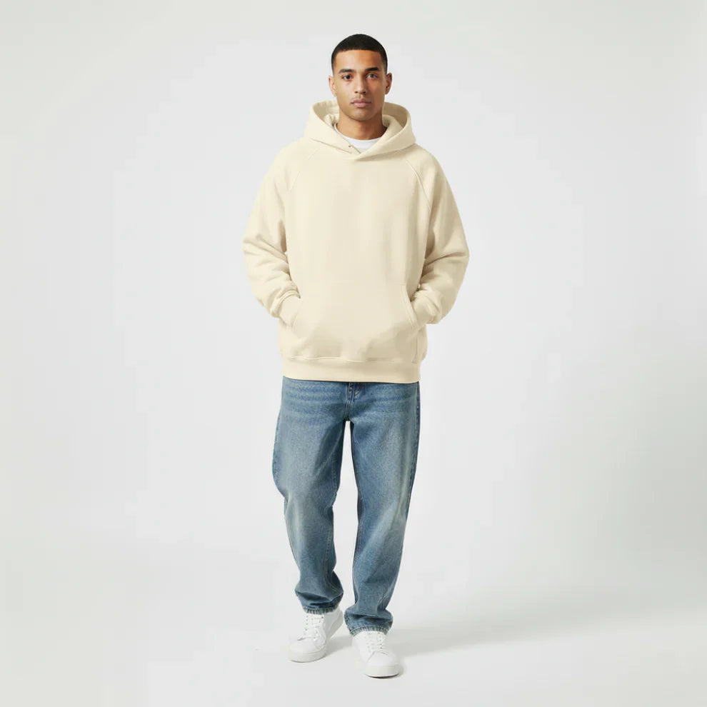 Men’s oversized hoodie minimalist streetwear – men