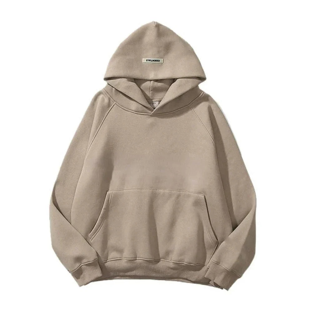 Men’s oversized hoodie minimalist streetwear – men