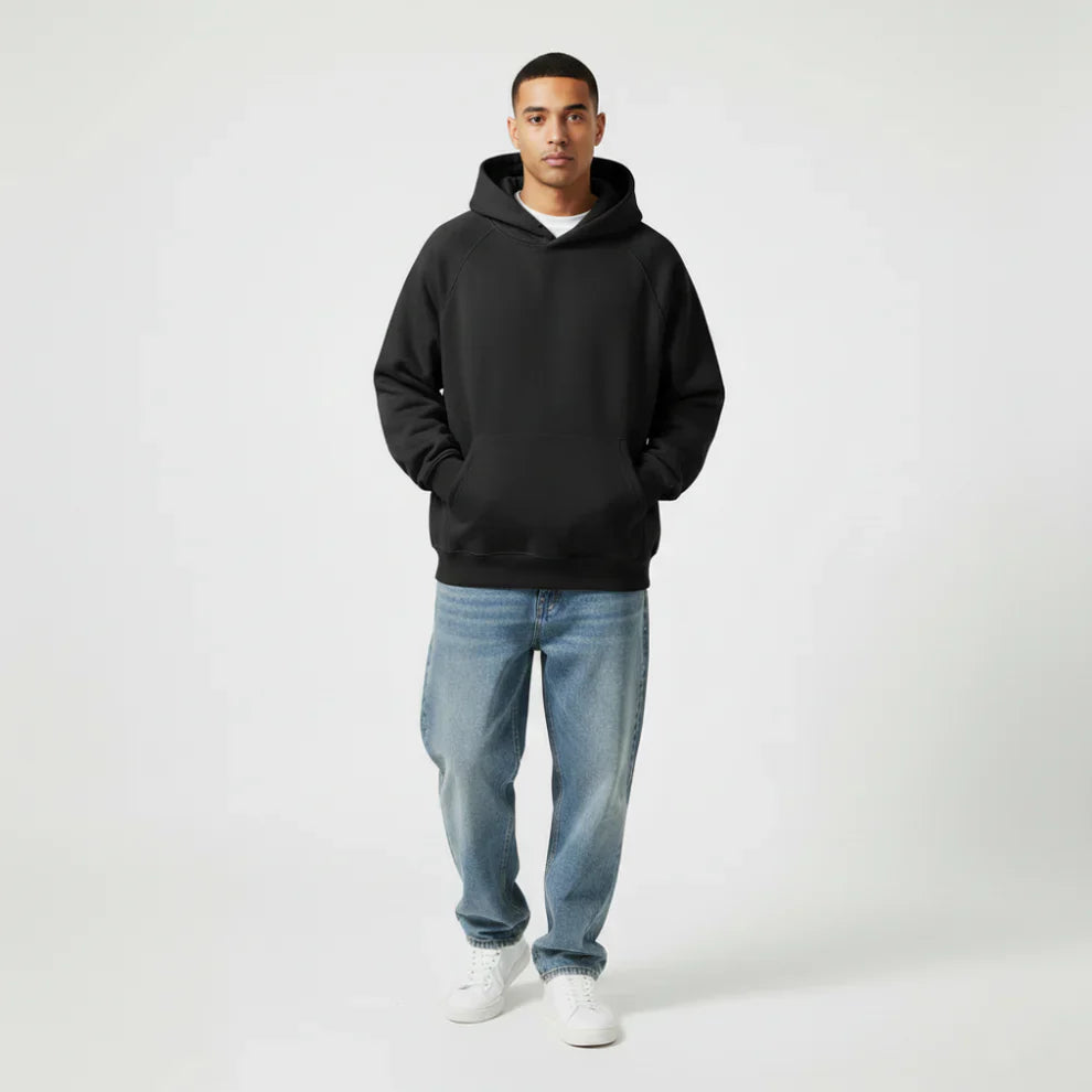Men’s oversized hoodie minimalist streetwear – men