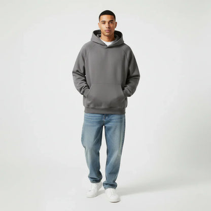 Men’s oversized hoodie minimalist streetwear – men