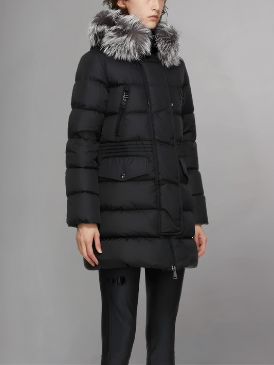 Moncler Black 'Aphroti' Hooded Parka Jacket