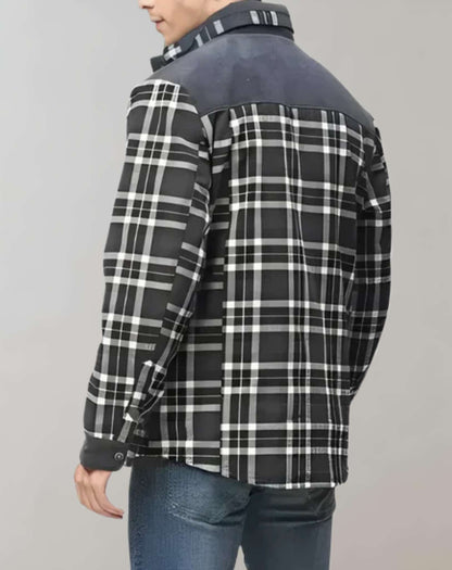 F.S. | Warm Checked Flannel Jacket with Fleece Lining