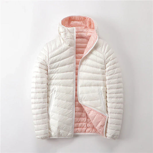 Winter zip jacket with long sleeves – women
