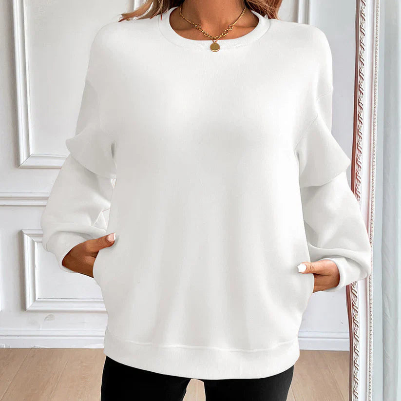 Nora – loose-fitting sweatshirt with front pockets