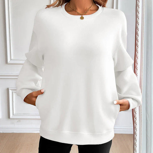 Nora – loose-fitting sweatshirt with front pockets