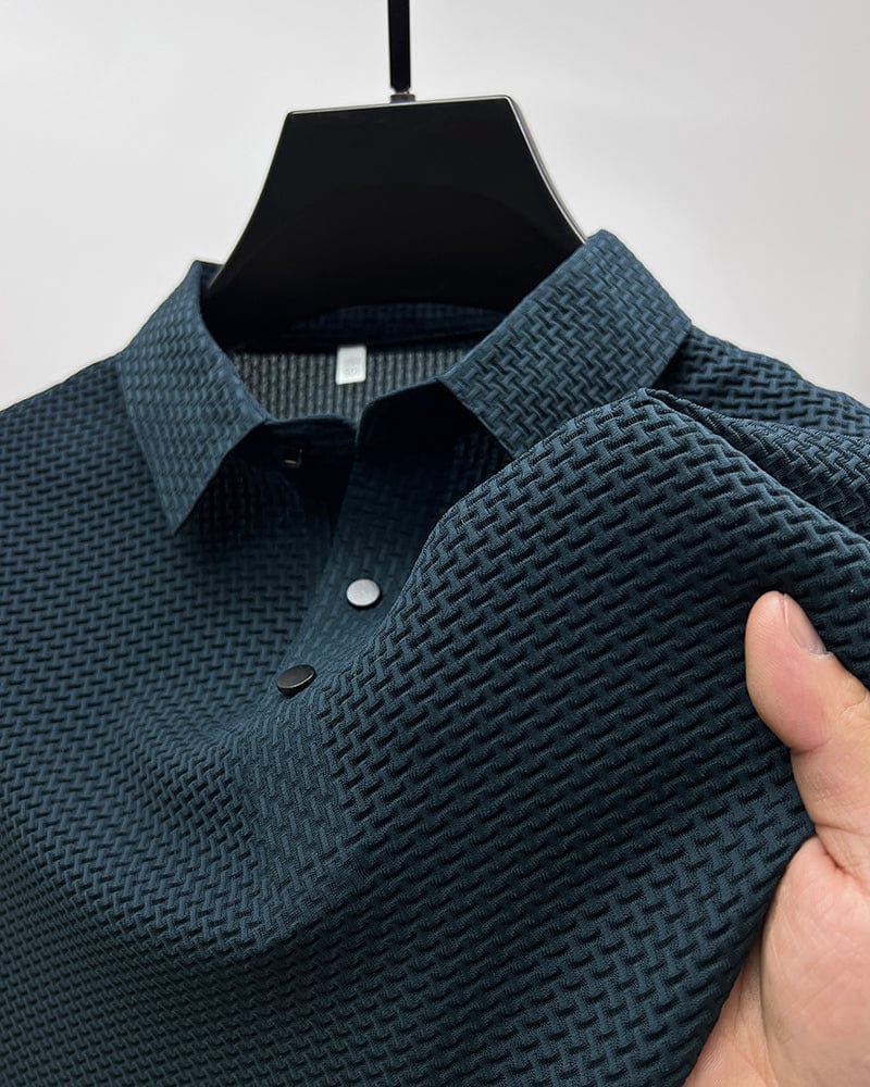 Leonardo casual mesh polo shirt – men